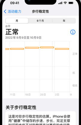 温江iPhone手机维修如何在iPhone开启'步行稳定性通知'