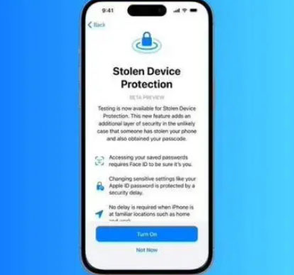 温江苹果授权维修店分享被盗设备保护功能开启方法 