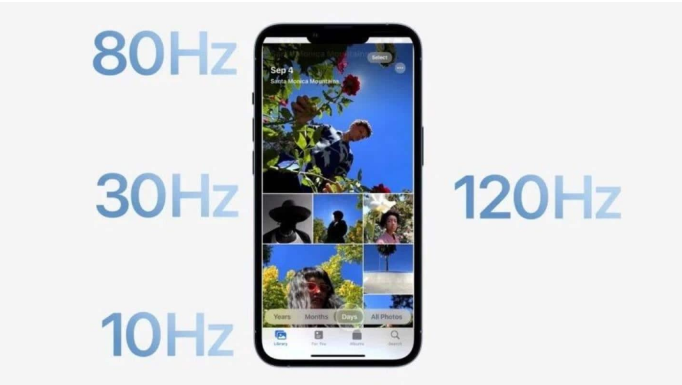 温江苹果14维修分享iPhone 14有高刷吗 